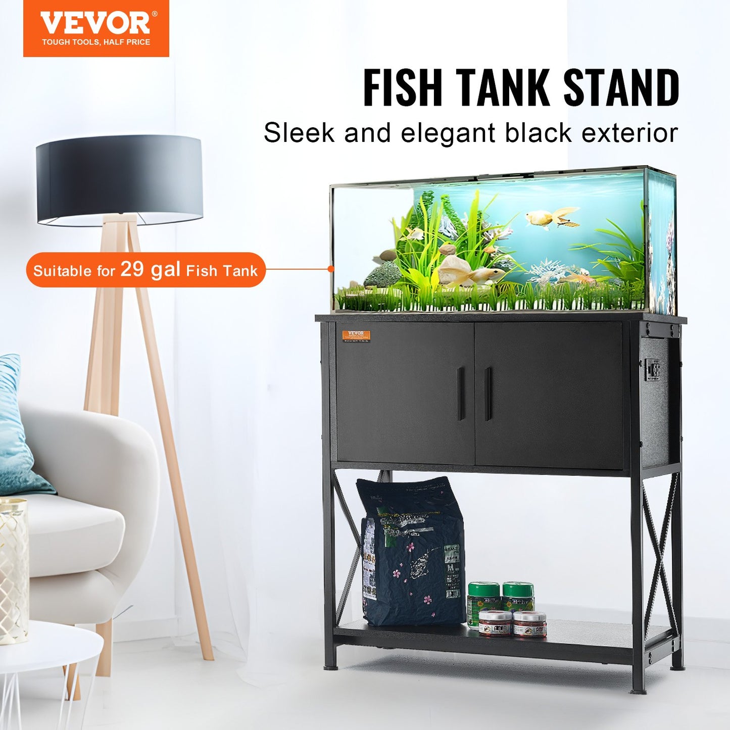 Aquarium Stand, 29 Gallon Fish Tank Stand