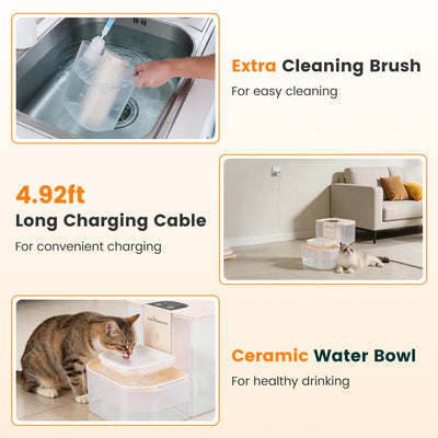 Smart Pet Water Fountain Automatic Water Dispenser 4.5L