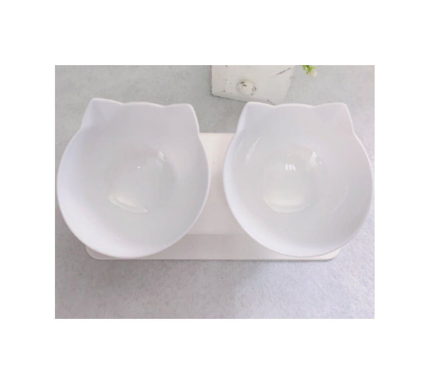 Cat Double Bowl