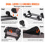 Airline Approved Rolling Pet Carrier With Telescopic Handle And Shoulder Strap