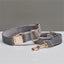 Multiple Colour Velvet Personalised Dog Collar Leash Set With Bow