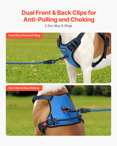 Dog Harness For Large Dogs, No Pull Adjustable Dog Vest Pet Harness