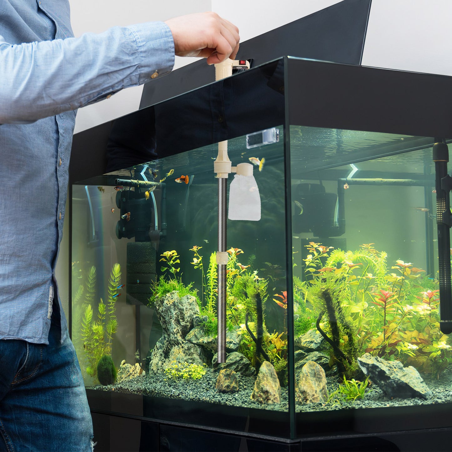 Multifunctional Electric Aquarium Gravel Cleaner Kit