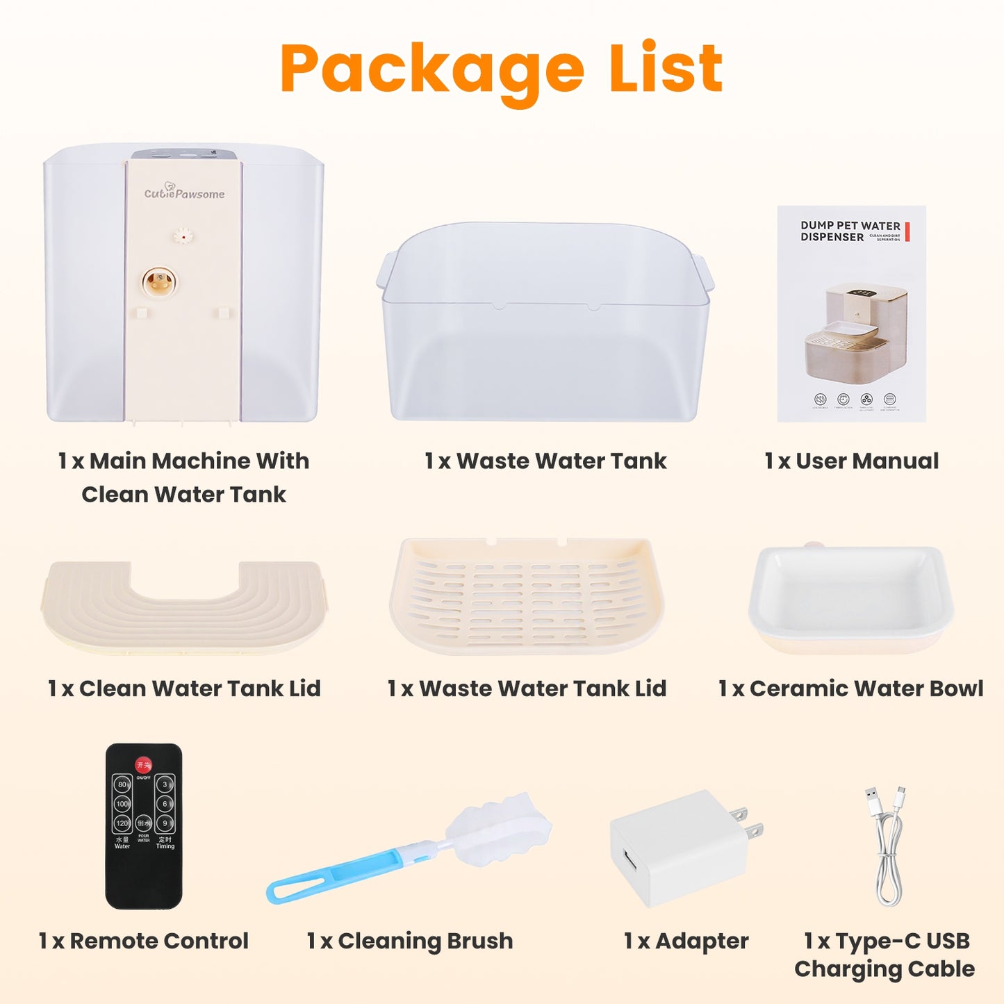 Smart Pet Water Fountain Automatic Water Dispenser 4.5L