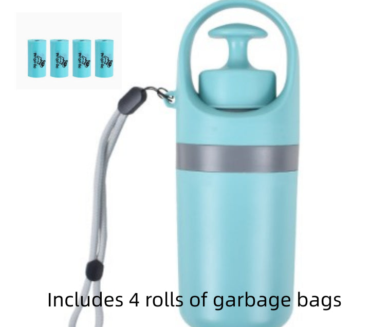 Portable Lightweight Dog Pooper Scooper With Built-in Poop Bag Dispenser Eight-claw Shovel