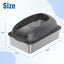 Stainless Steel Cat Litter Box With Lid, Large Cat Litter Box For Big Cats, Scoop And Mat Included