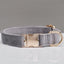 Multiple Colour Velvet Personalised Dog Collar Leash Set With Bow