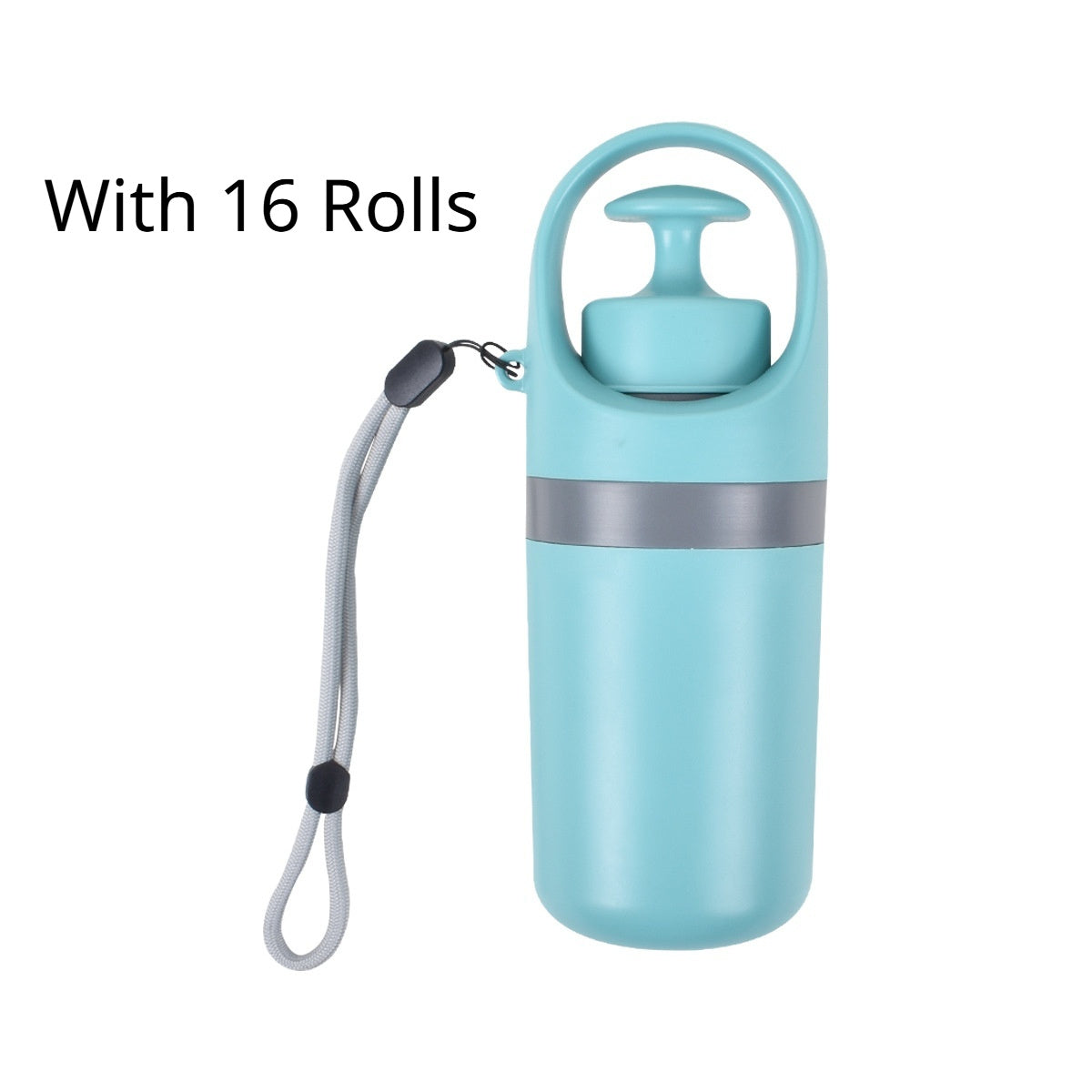 Portable Lightweight Dog Pooper Scooper With Built-in Poop Bag Dispenser Eight-claw Shovel