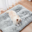 Dog Bed Mats Washable Large Dog Sofa Bed Portable Pet Kennel Long Plush House  Sleep Protector Product Dog Bed