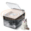 Wireless Charging Battery Driven 304 Stainless Steel Cat Automatic Induction Pet Water Fountain