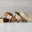 Multiple Colour Velvet Personalised Dog Collar Leash Set With Bow