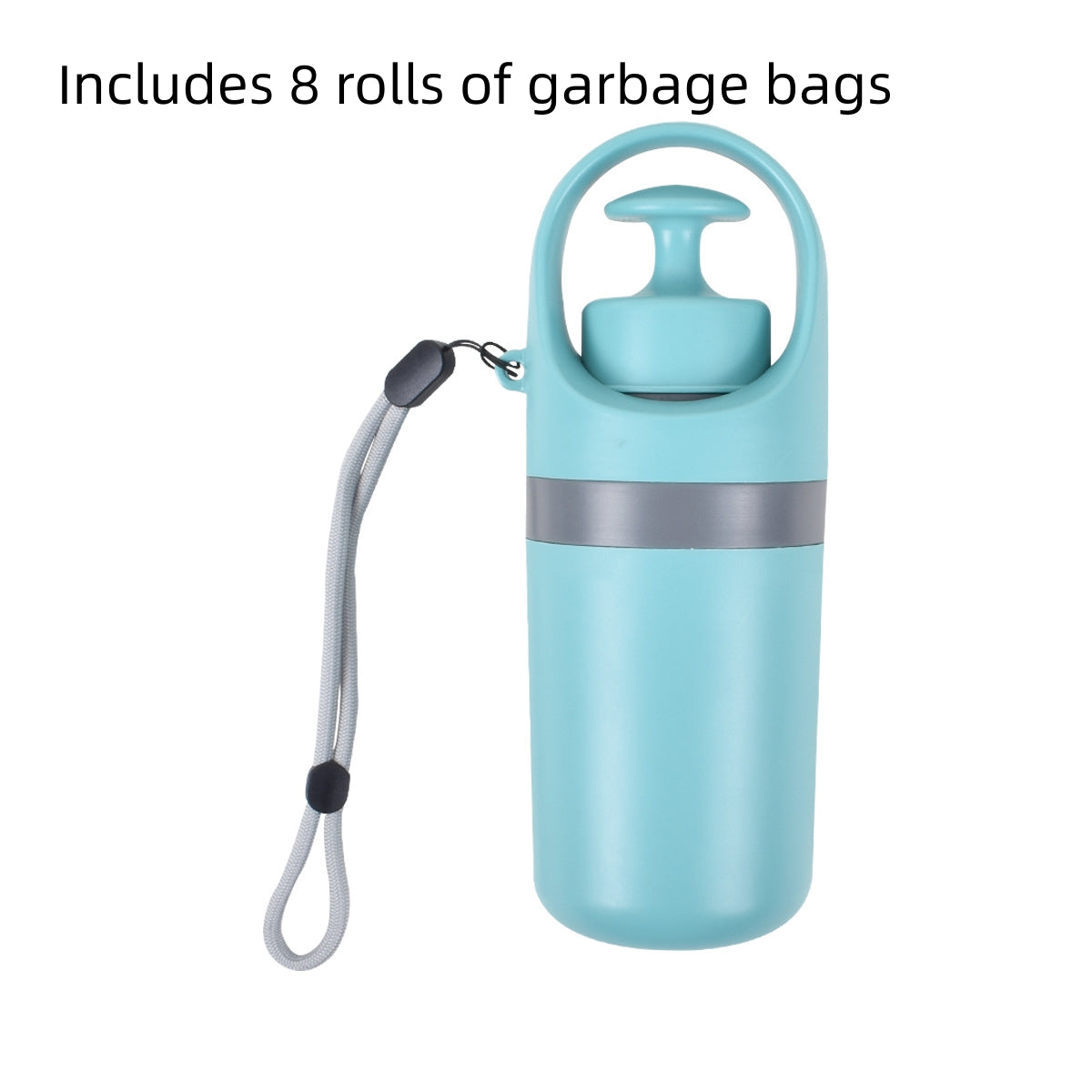 Portable Lightweight Dog Pooper Scooper With Built-in Poop Bag Dispenser Eight-claw Shovel