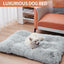 Dog Bed Mats Washable Large Dog Sofa Bed Portable Pet Kennel Long Plush House  Sleep Protector Product Dog Bed